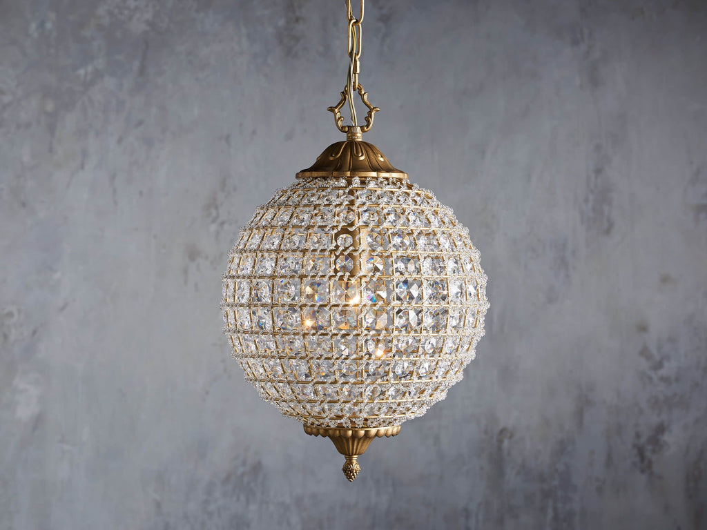 Poppy Round Chandelier by Bling Lighting Studio