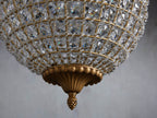 Poppy Round Chandelier by Bling Lighting Studio