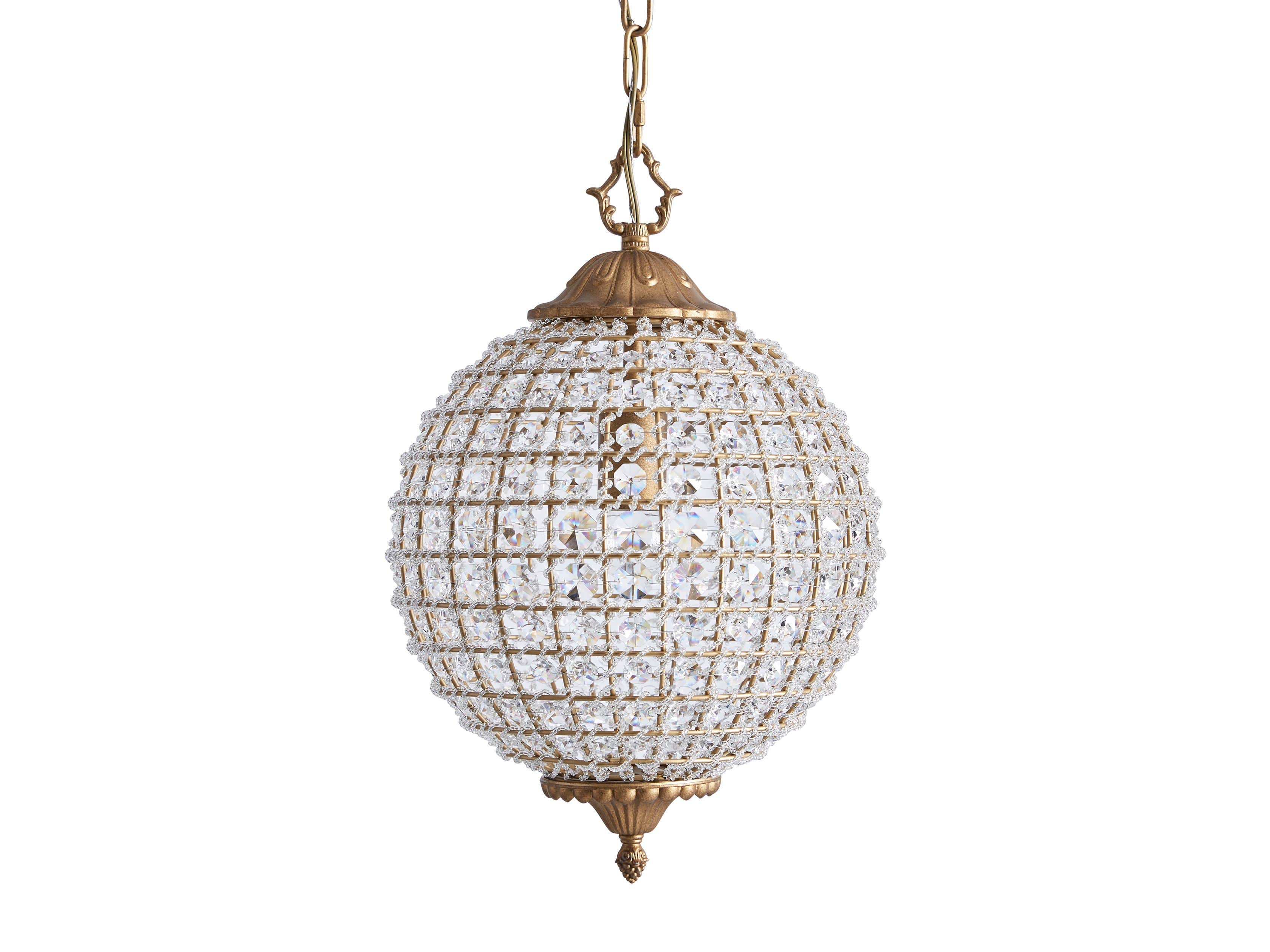Poppy Round Chandelier by Bling Lighting Studio