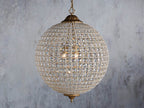 Poppy Round Chandelier by Bling Lighting Studio