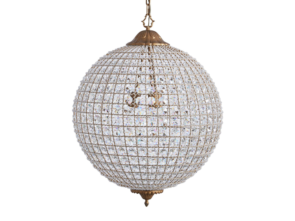 Poppy Round Chandelier by Bling Lighting Studio