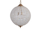 Poppy Round Chandelier by Bling Lighting Studio