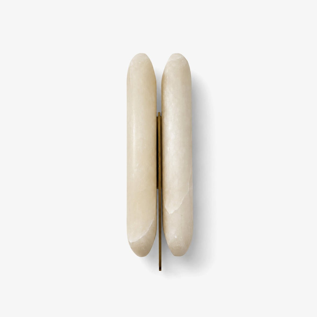 Husk Alabaster Wall Sconce by Bling Lighting Studio