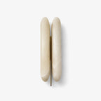 Husk Alabaster Wall Sconce by Bling Lighting Studio