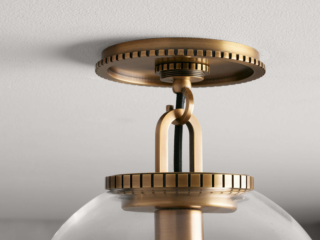 Wescott Globe Flushmount by Bling Lighting Studio