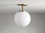 Wescott Globe Flushmount by Bling Lighting Studio
