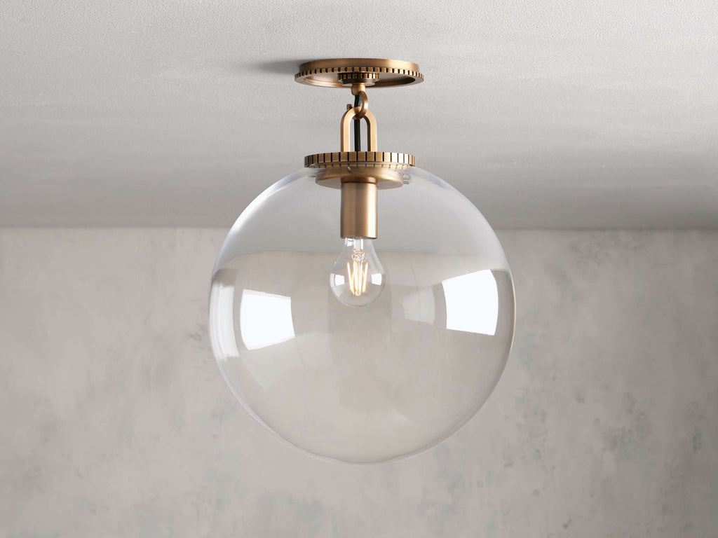 Wescott Globe Flushmount by Bling Lighting Studio