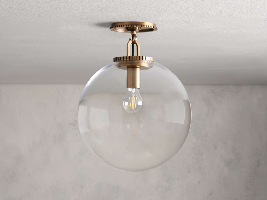 Wescott Globe Flushmount by Bling Lighting Studio