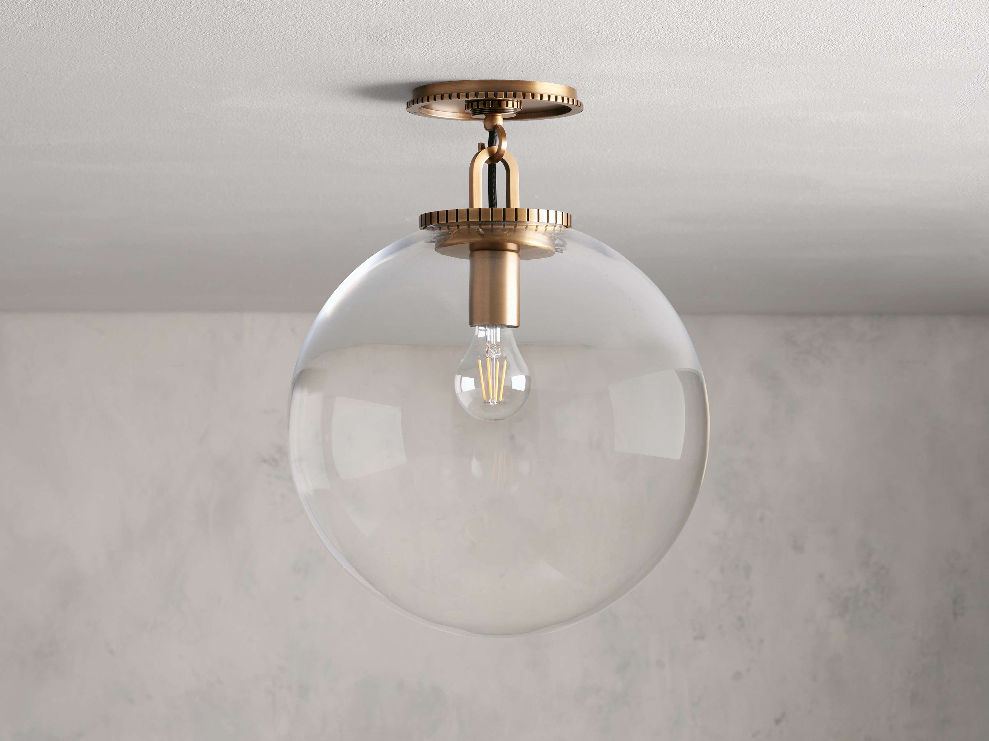 Wescott Globe Flushmount by Bling Lighting Studio