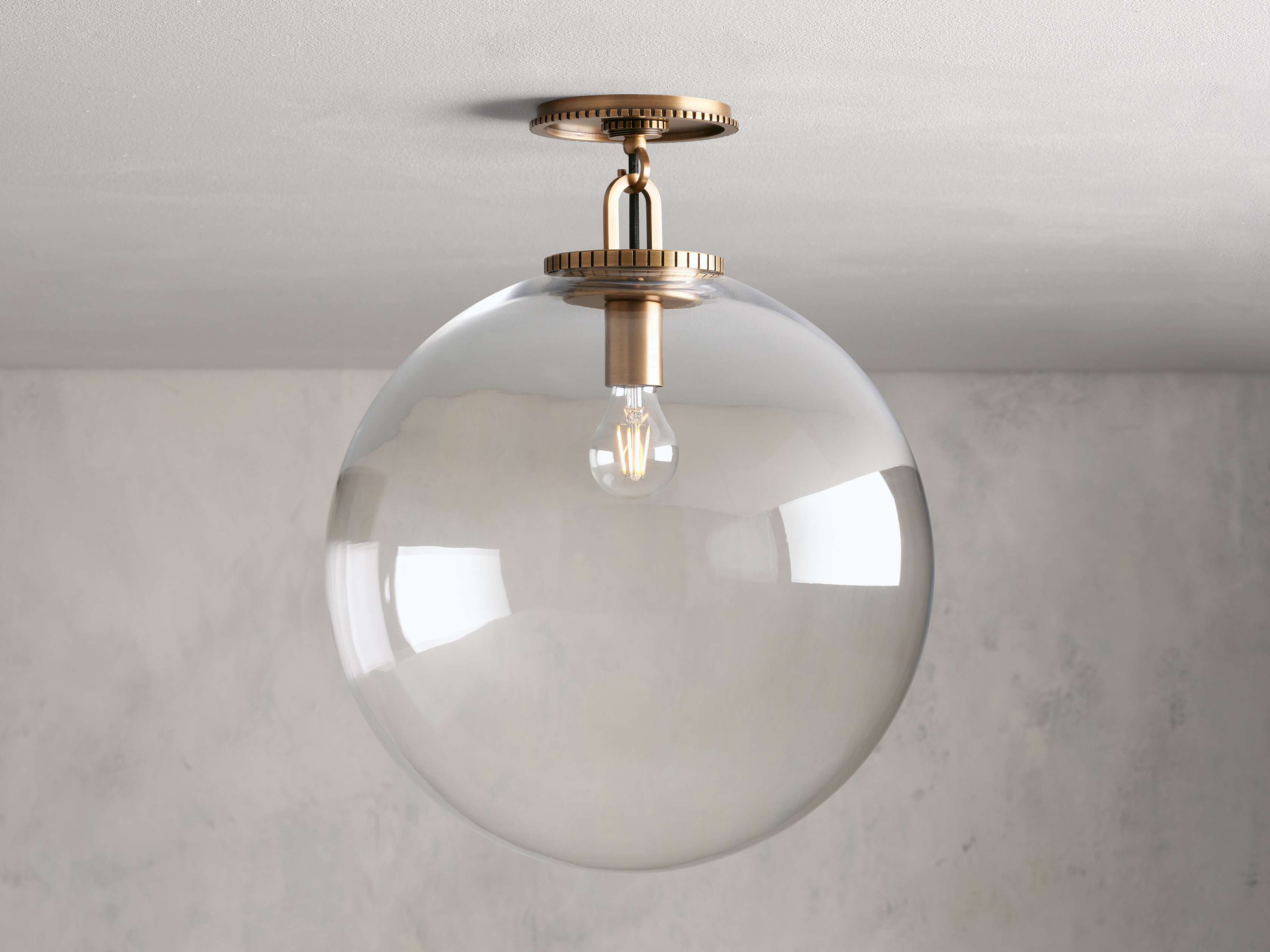 Wescott Globe Flushmount by Bling Lighting Studio