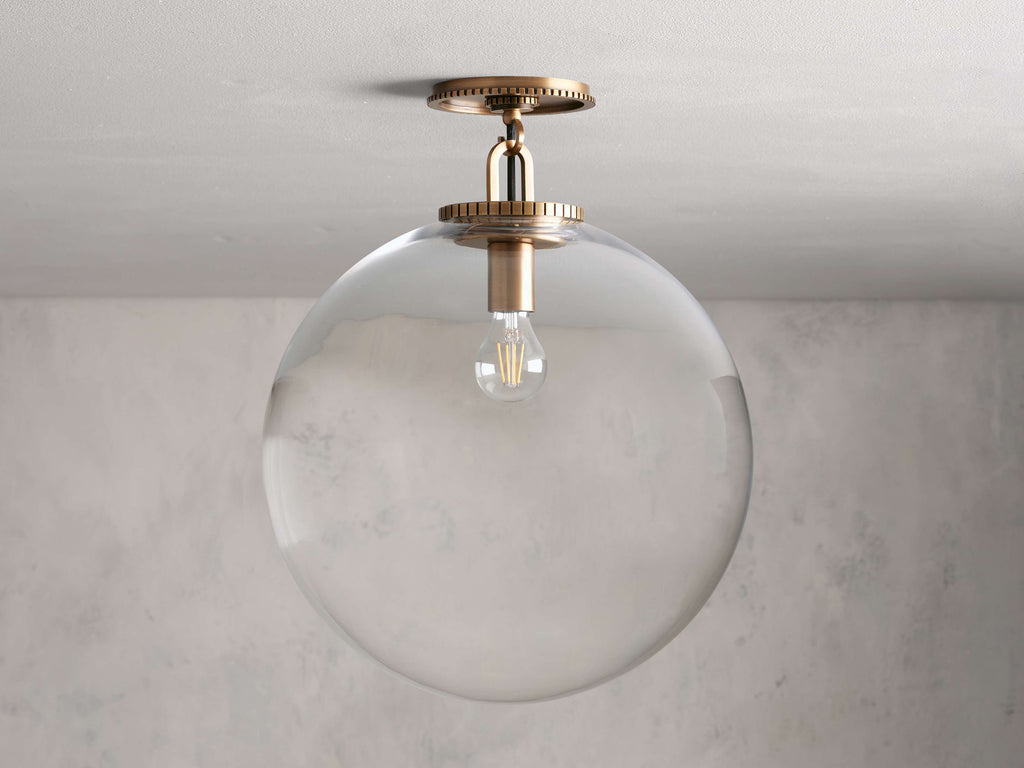 Wescott Globe Flushmount by Bling Lighting Studio