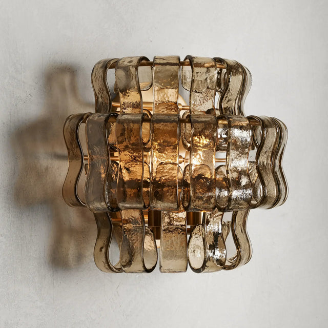 Ghiaccio Wall Sconce by Bling Lighting Studio