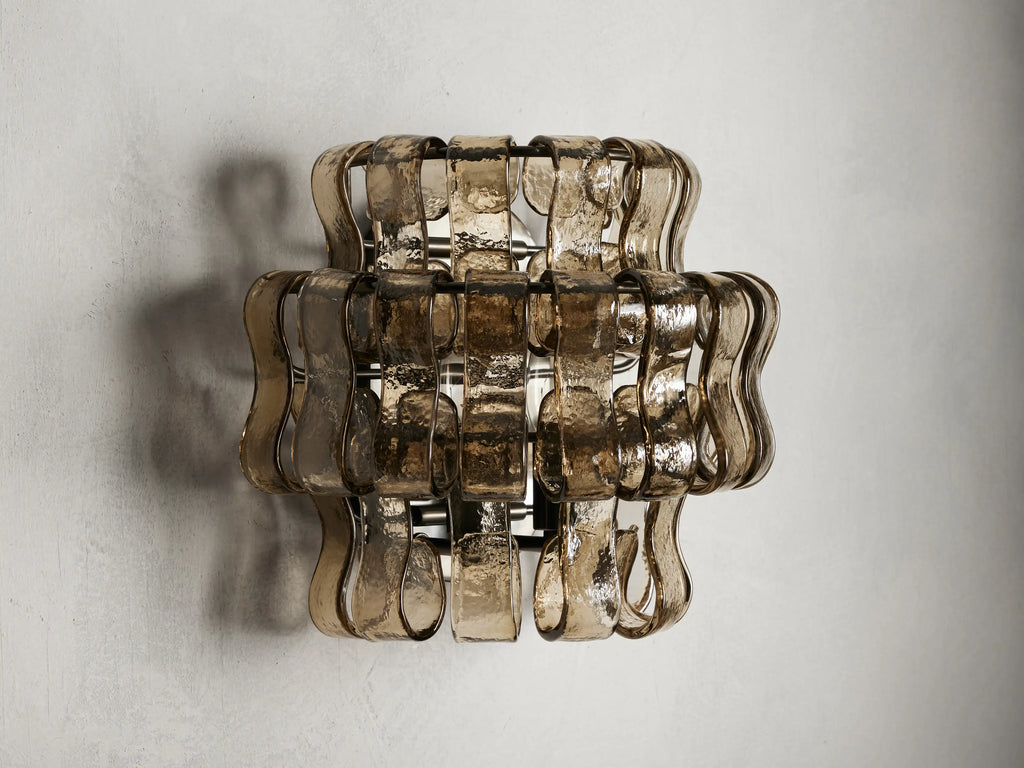 Ghiaccio Wall Sconce by Bling Lighting Studio