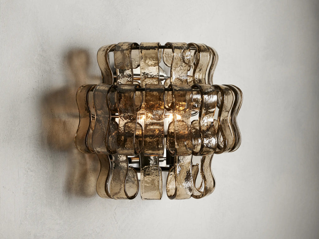 Ghiaccio Wall Sconce by Bling Lighting Studio