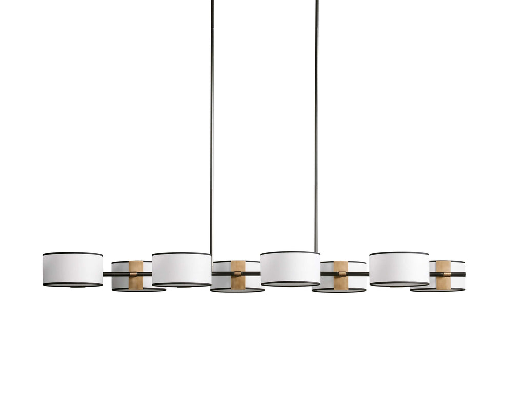 Daphne Linear Chandelier by Bling Lighting Studio