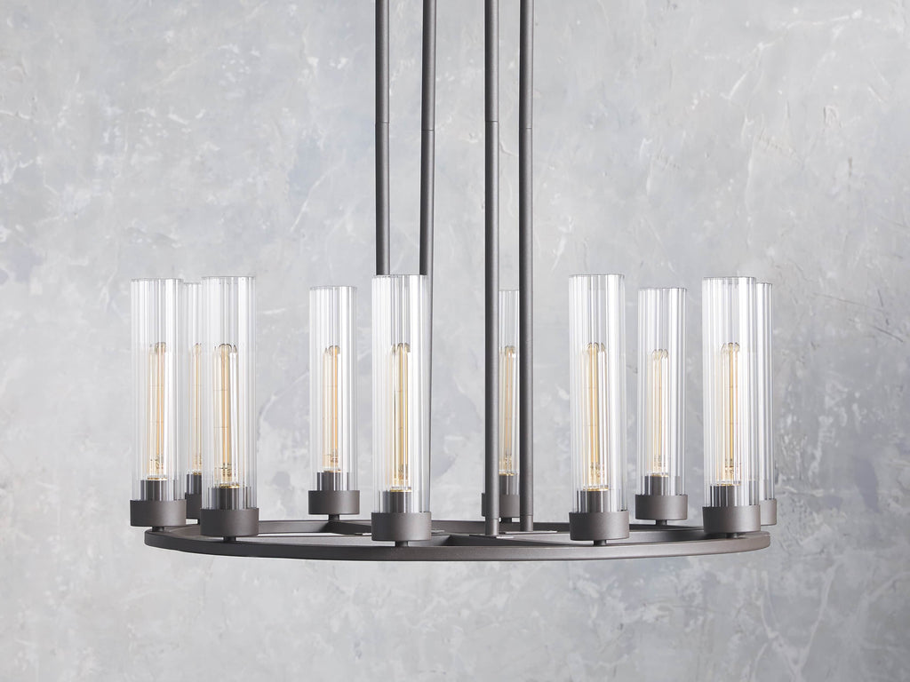 Andreas Round Chandelier by Bling Lighting Studio