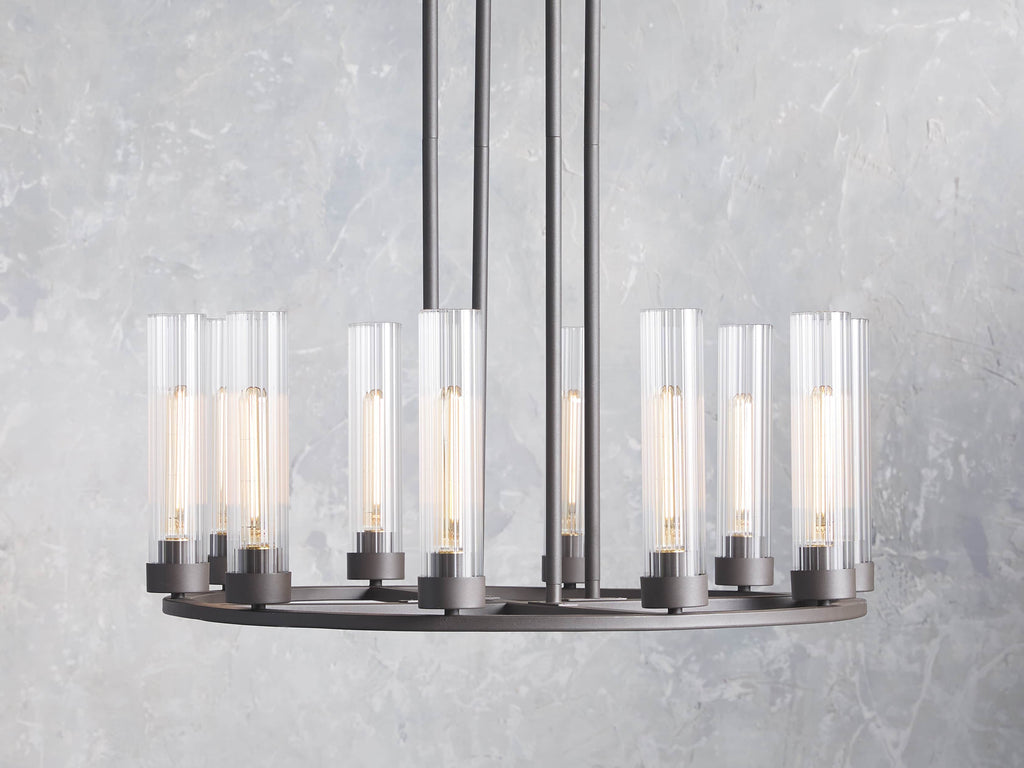 Andreas Round Chandelier by Bling Lighting Studio