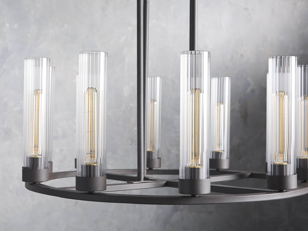 Andreas Round Chandelier by Bling Lighting Studio