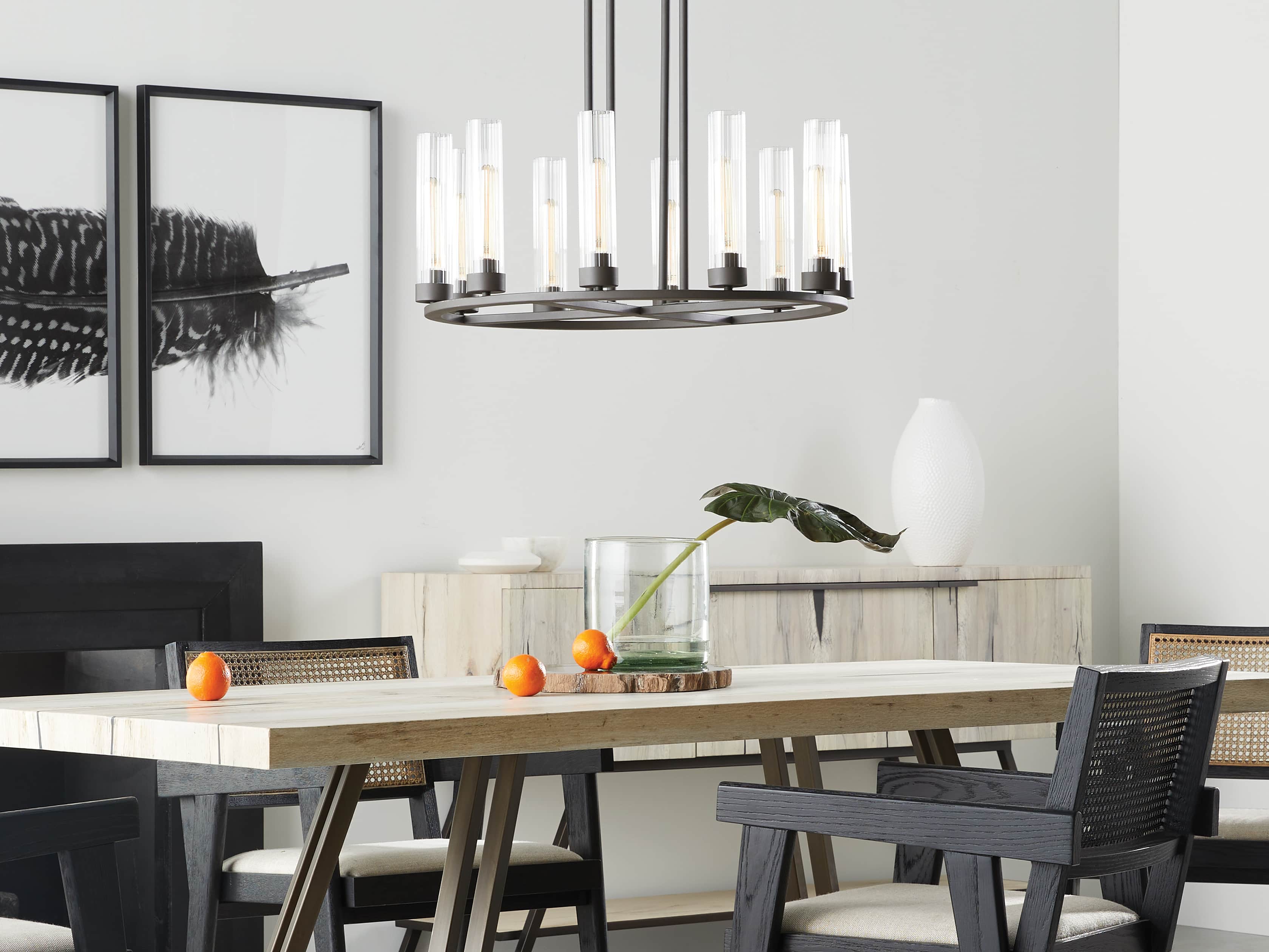Andreas Round Chandelier by Bling Lighting Studio