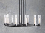 Andreas Round Chandelier by Bling Lighting Studio
