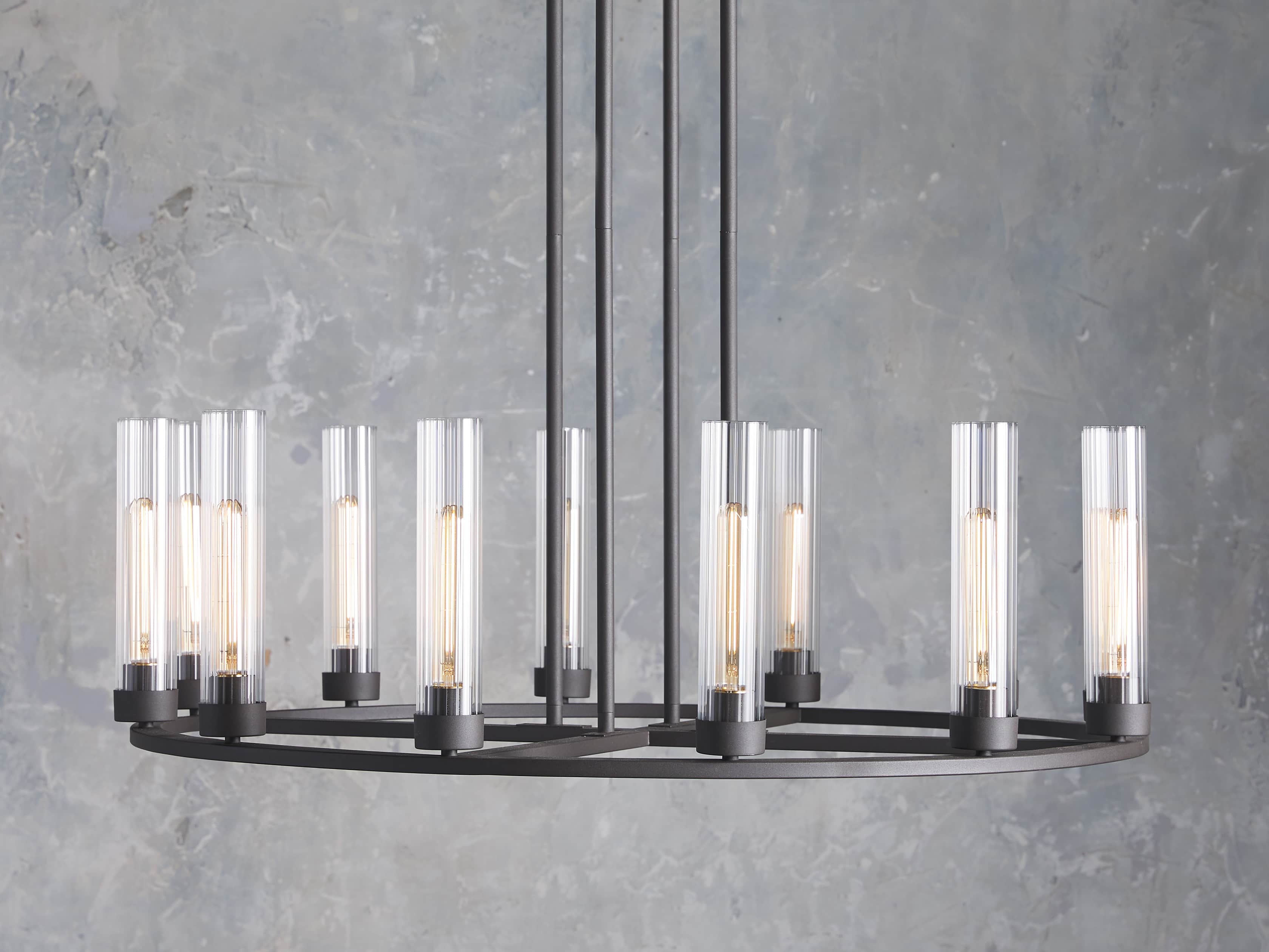 Andreas Round Chandelier by Bling Lighting Studio