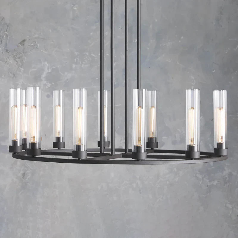 Andreas Round Chandelier by Bling Lighting Studio