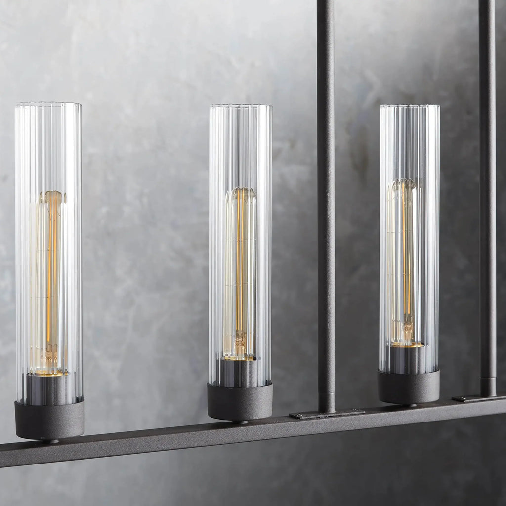 Andreas Linear Chandelier by Bling Lighting Studio