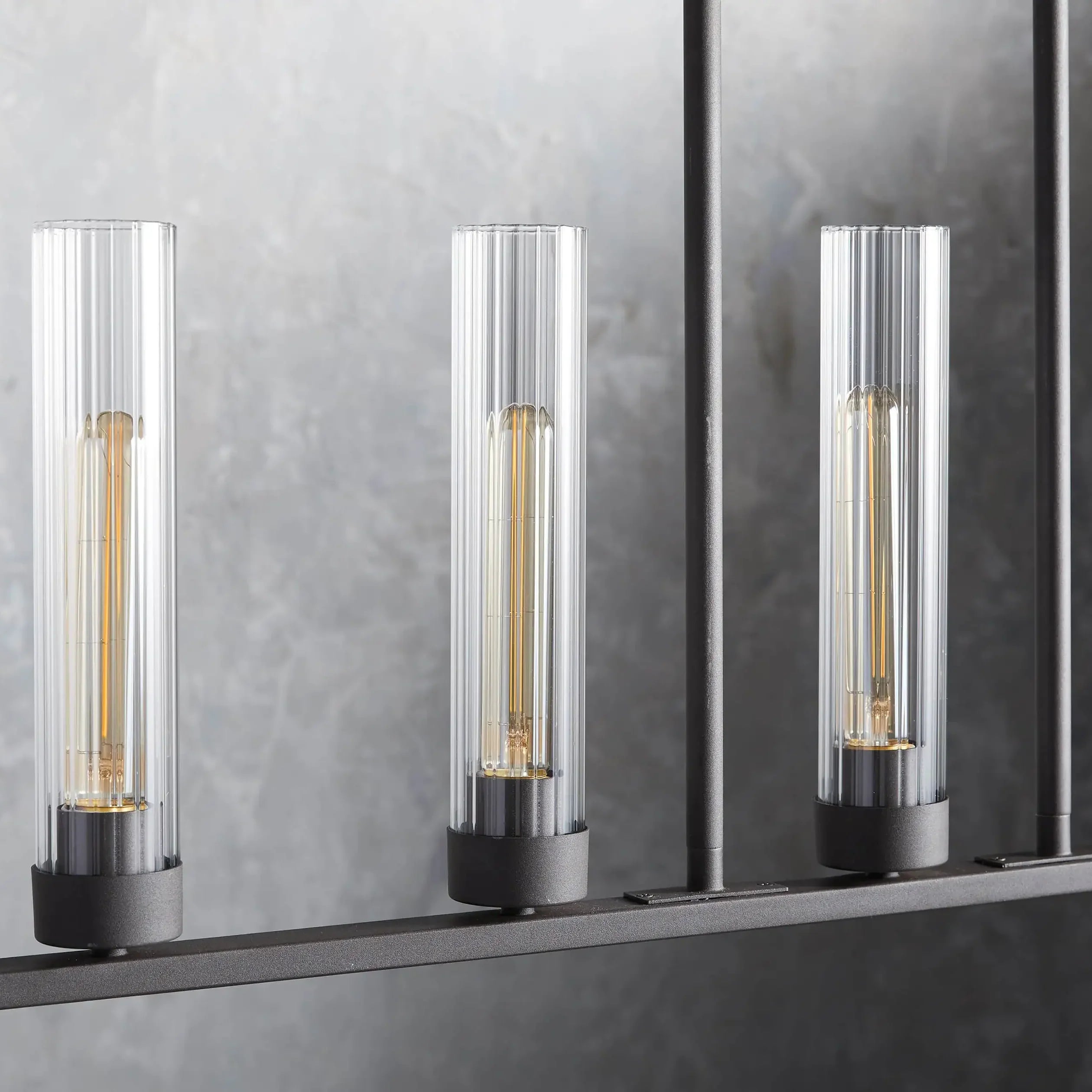 Andreas Linear Chandelier by Bling Lighting Studio