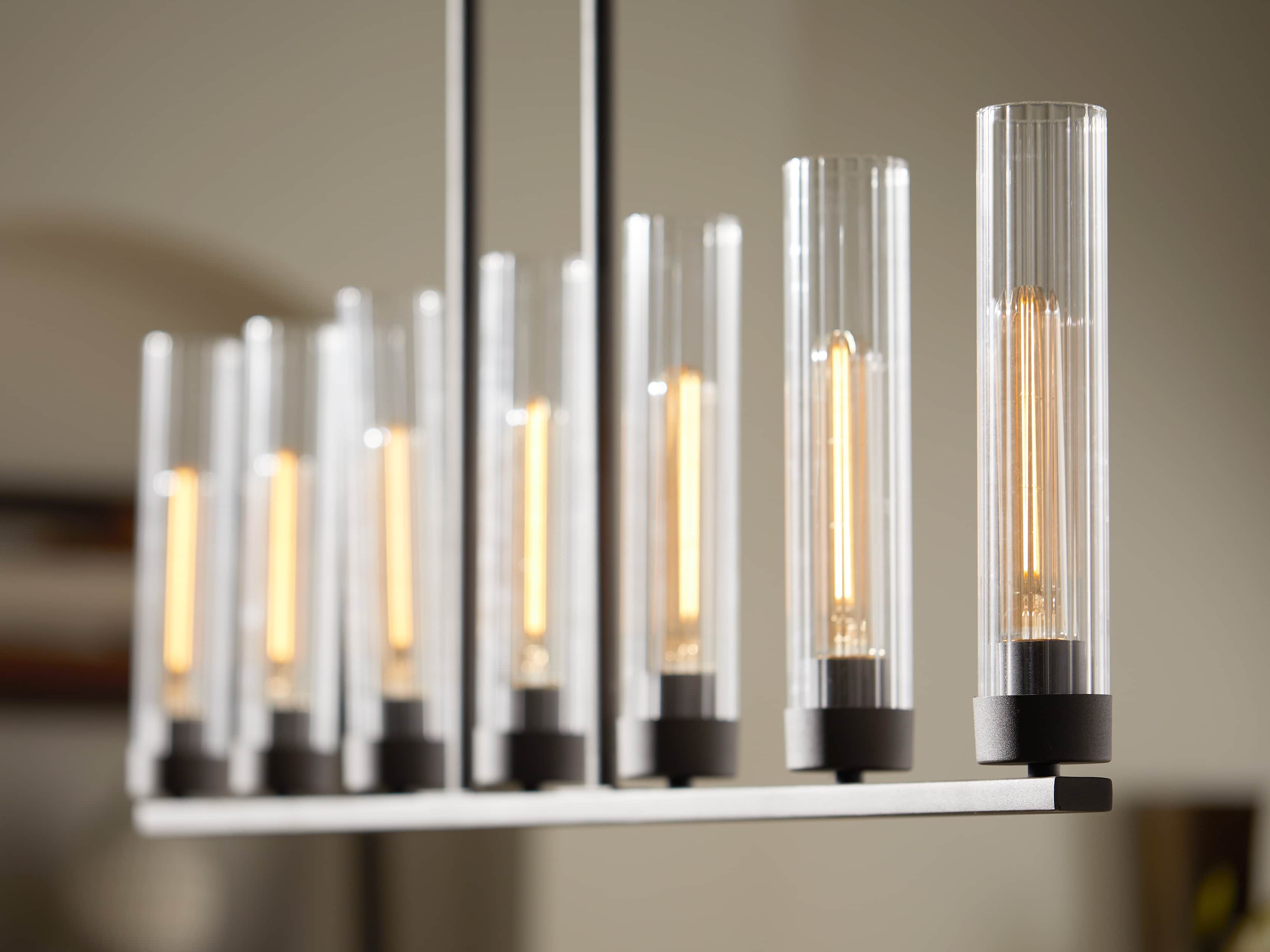 Andreas Linear Chandelier by Bling Lighting Studio