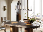 Andreas Linear Chandelier by Bling Lighting Studio