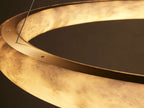 Halima Alabaster Halo Chandelier 36'' 48''D by Bling Lighting Studio