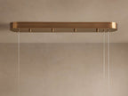 Halima Alabaster Linear Chandelier 64'' 74''L by Bling Lighting Studio