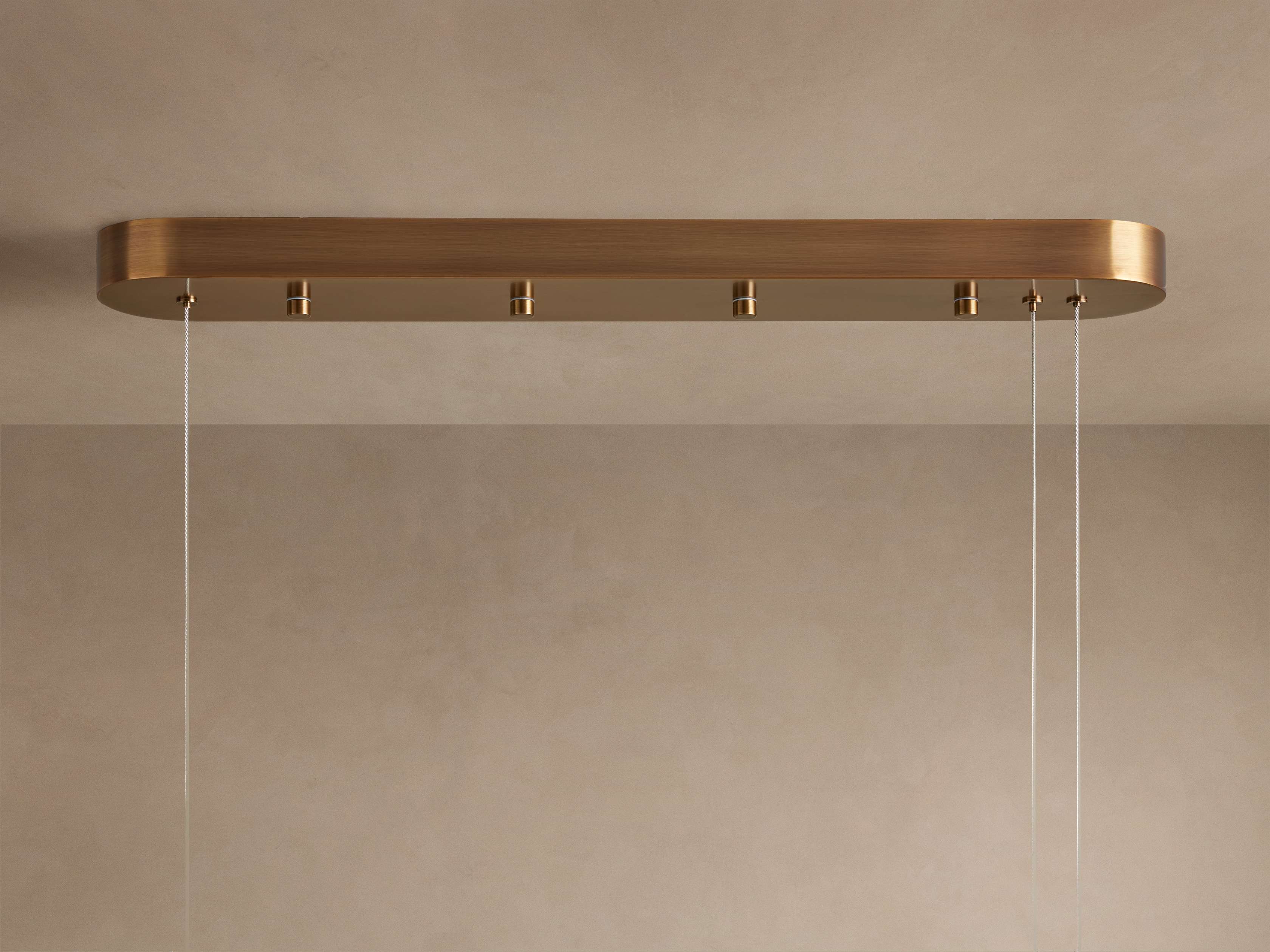 Halima Alabaster Linear Chandelier 64'' 74''L by Bling Lighting Studio