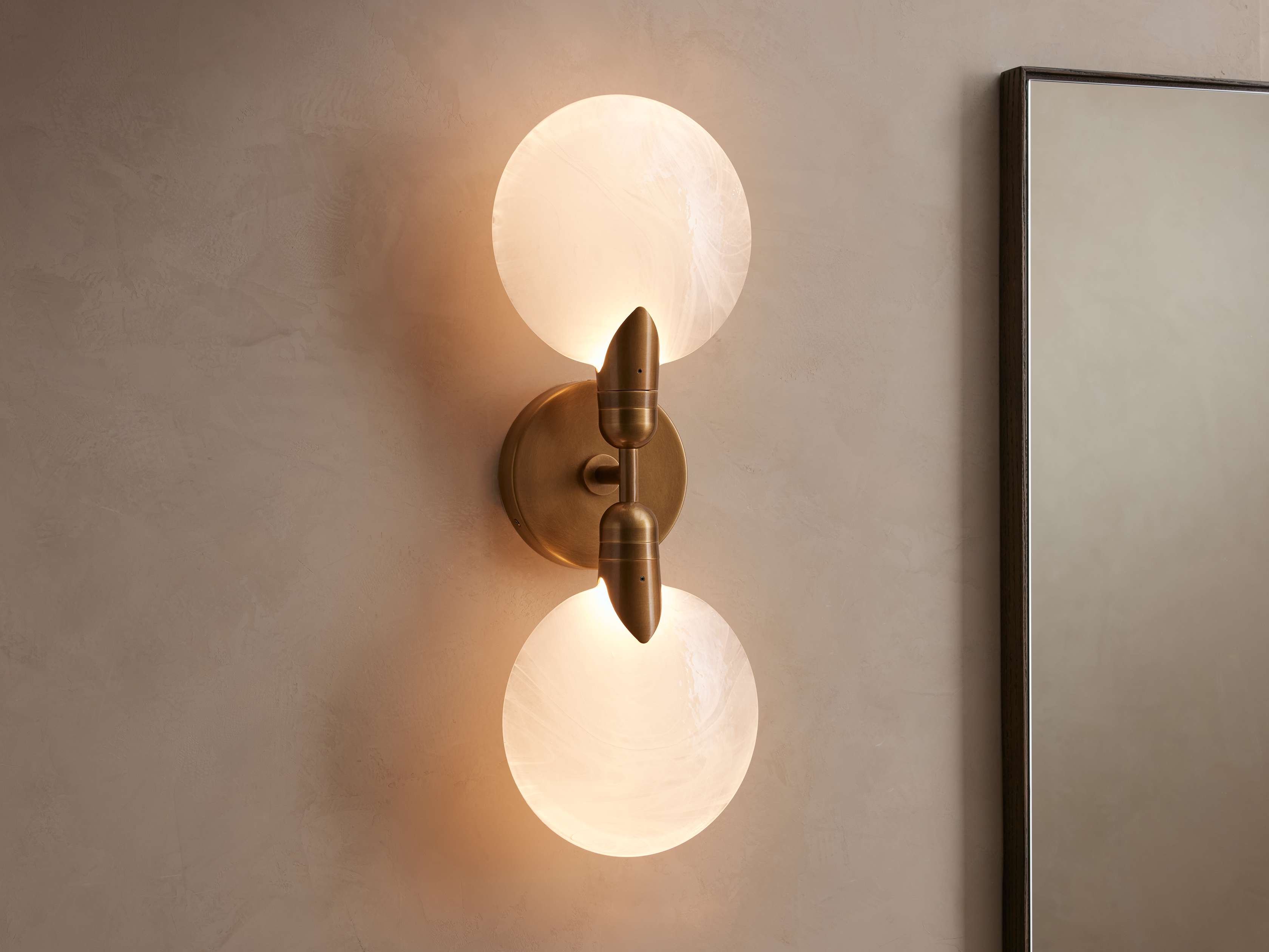 Lyla Double Sconce by Bling Lighting Studio