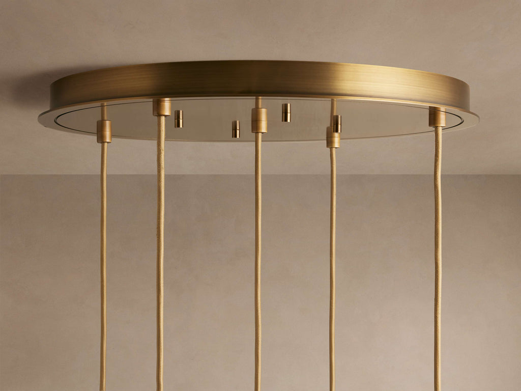 Matthie Metal Round Chandelier 15''D by Bling Lighting Studio