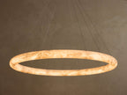 Halima Alabaster Halo Chandelier 36" 48" 60" D