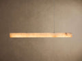 Lámpara de araña lineal Halima Alabaster 64'' 74''L