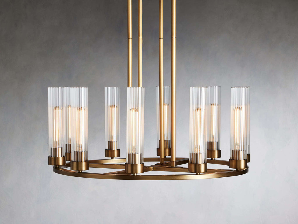 Andreas Round Chandelier by Bling Lighting Studio