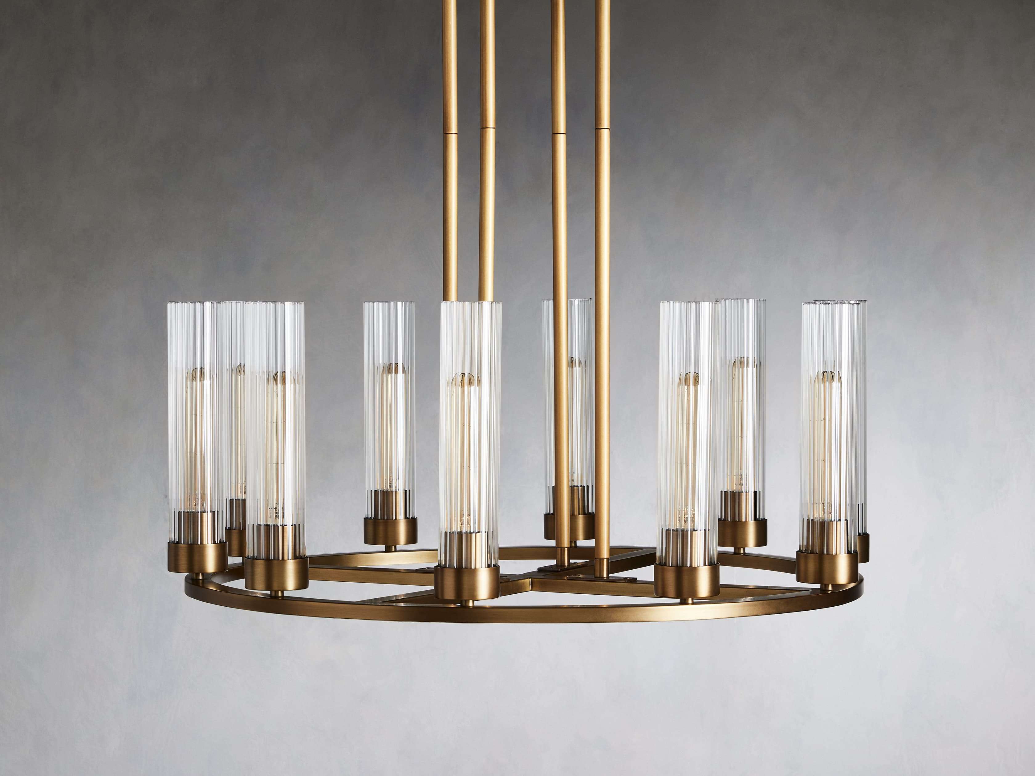 Andreas Round Chandelier by Bling Lighting Studio