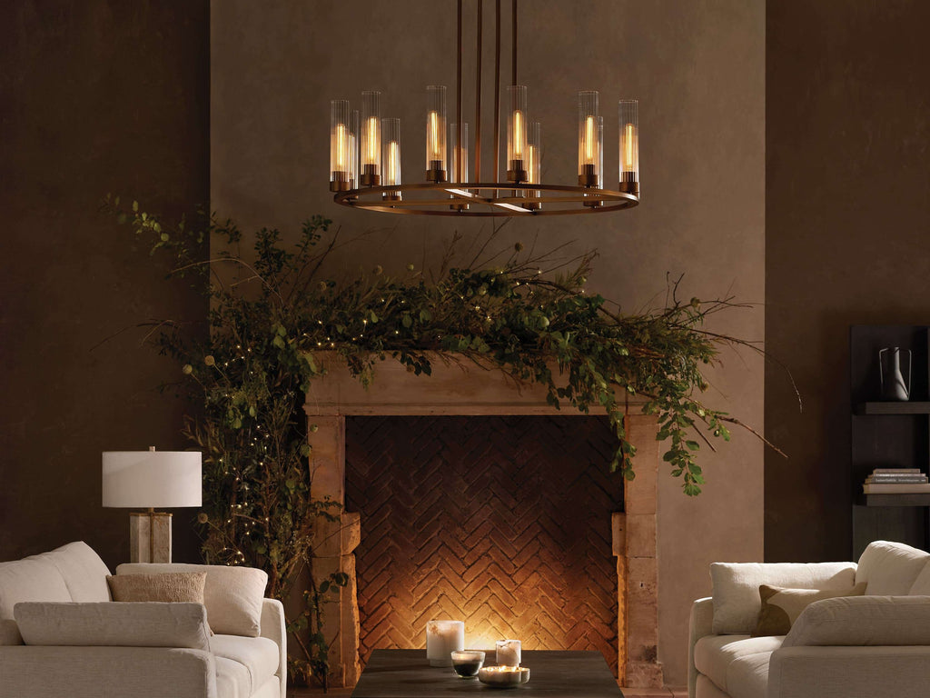 Andreas Round Chandelier by Bling Lighting Studio