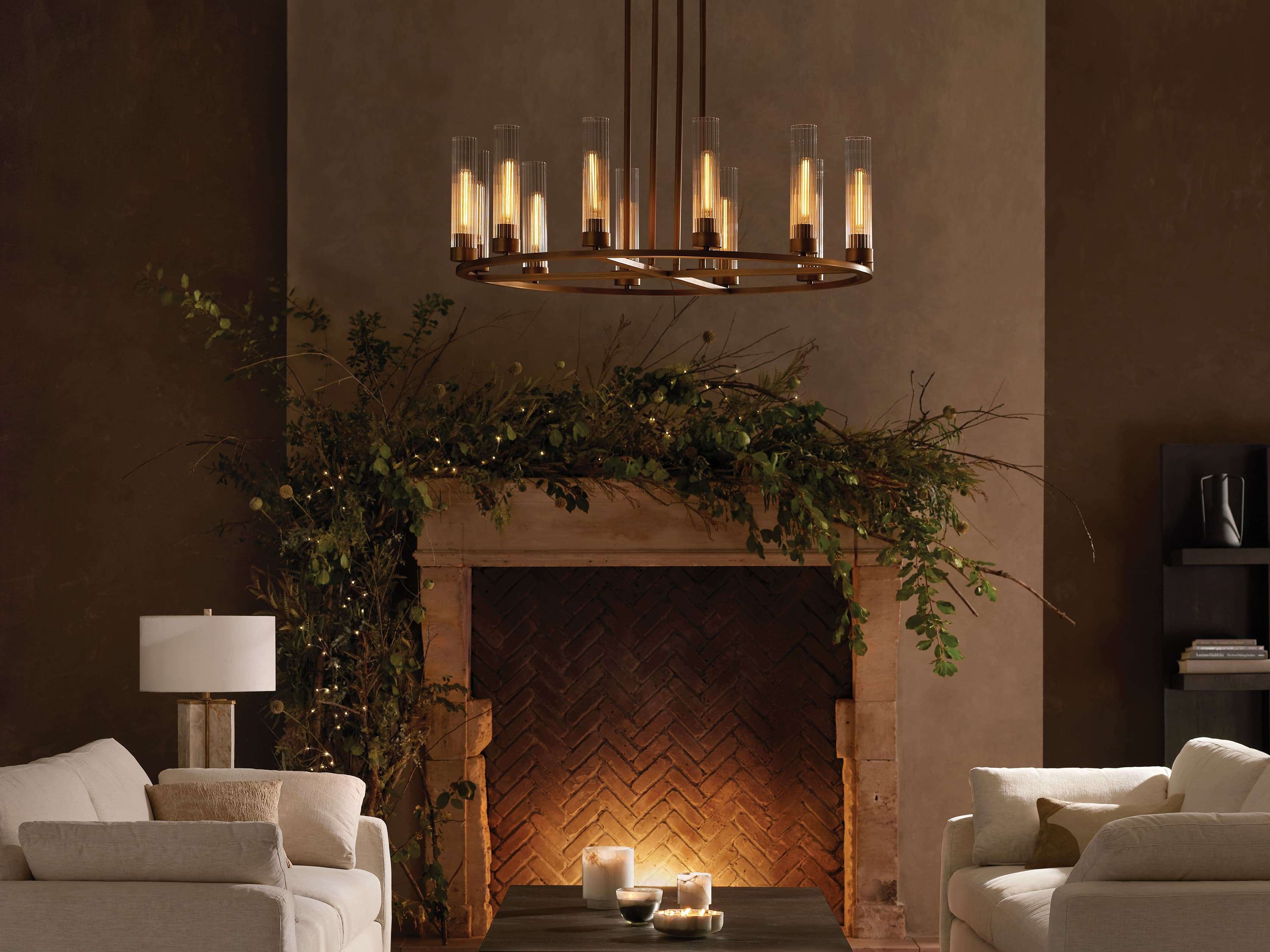 Andreas Round Chandelier by Bling Lighting Studio