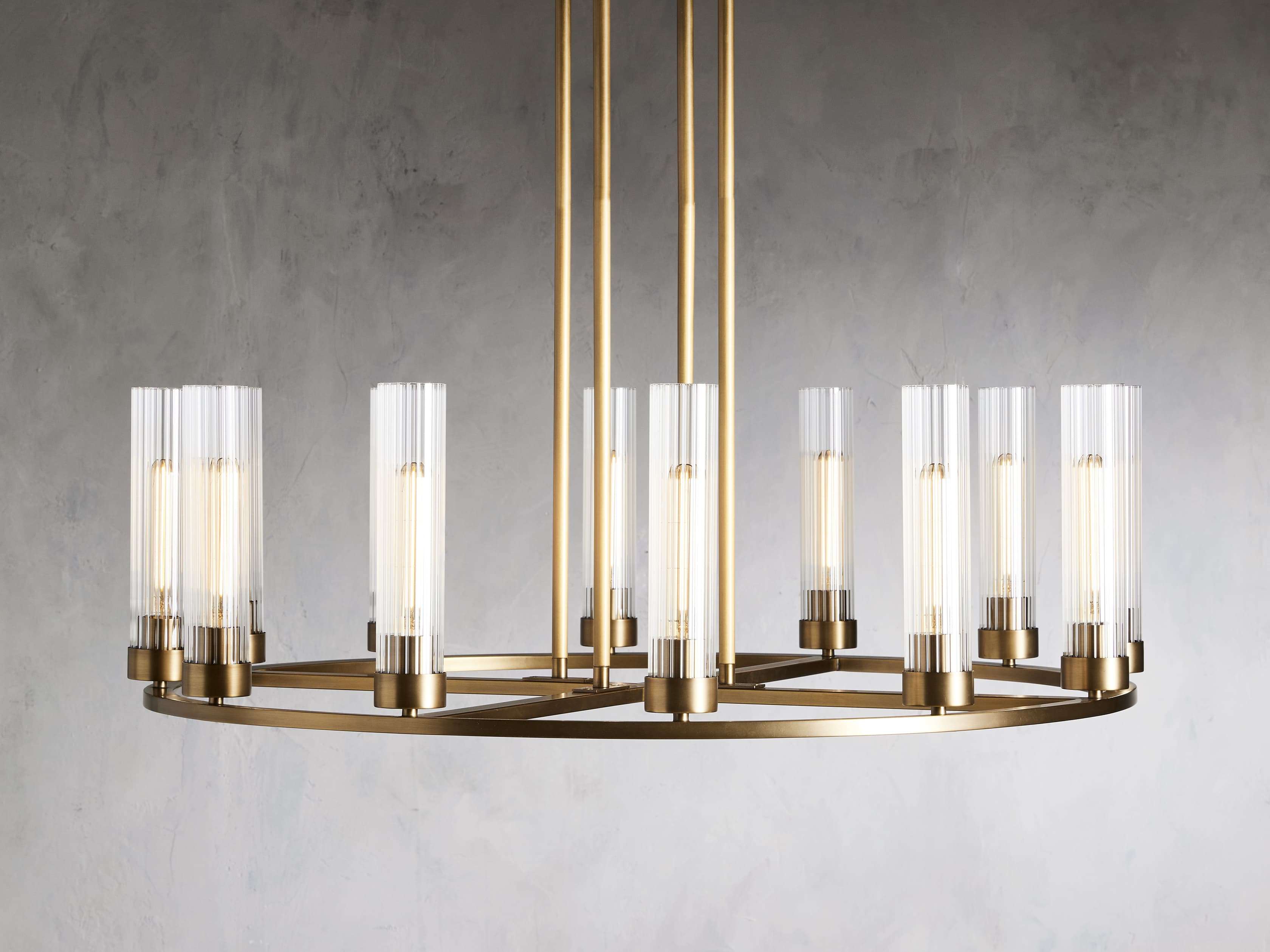 Andreas Round Chandelier by Bling Lighting Studio