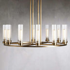 Andreas Round Chandelier by Bling Lighting Studio