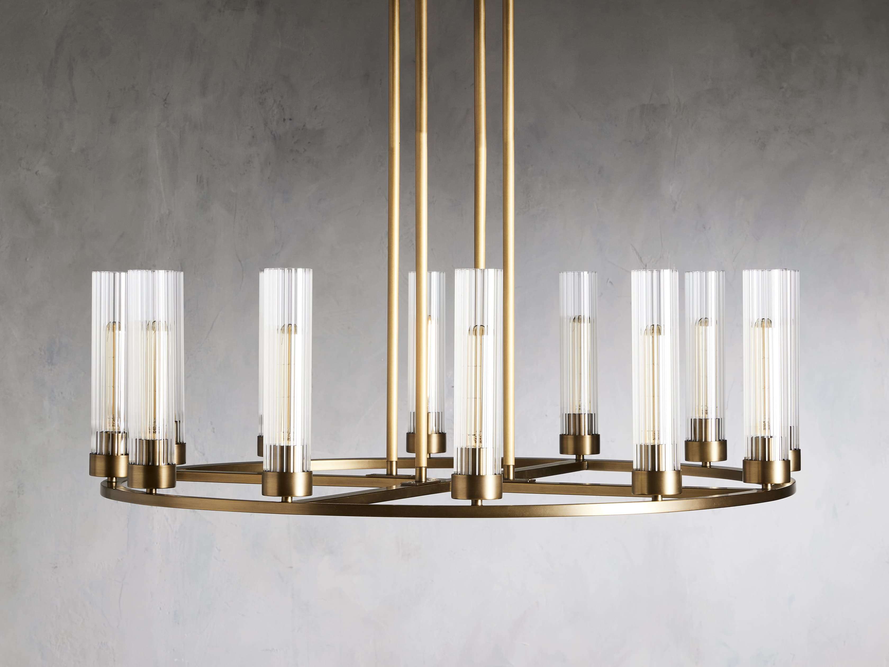 Andreas Round Chandelier by Bling Lighting Studio