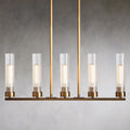 Andreas Linear Chandelier by Bling Lighting Studio