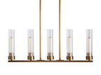 Andreas Linear Chandelier by Bling Lighting Studio