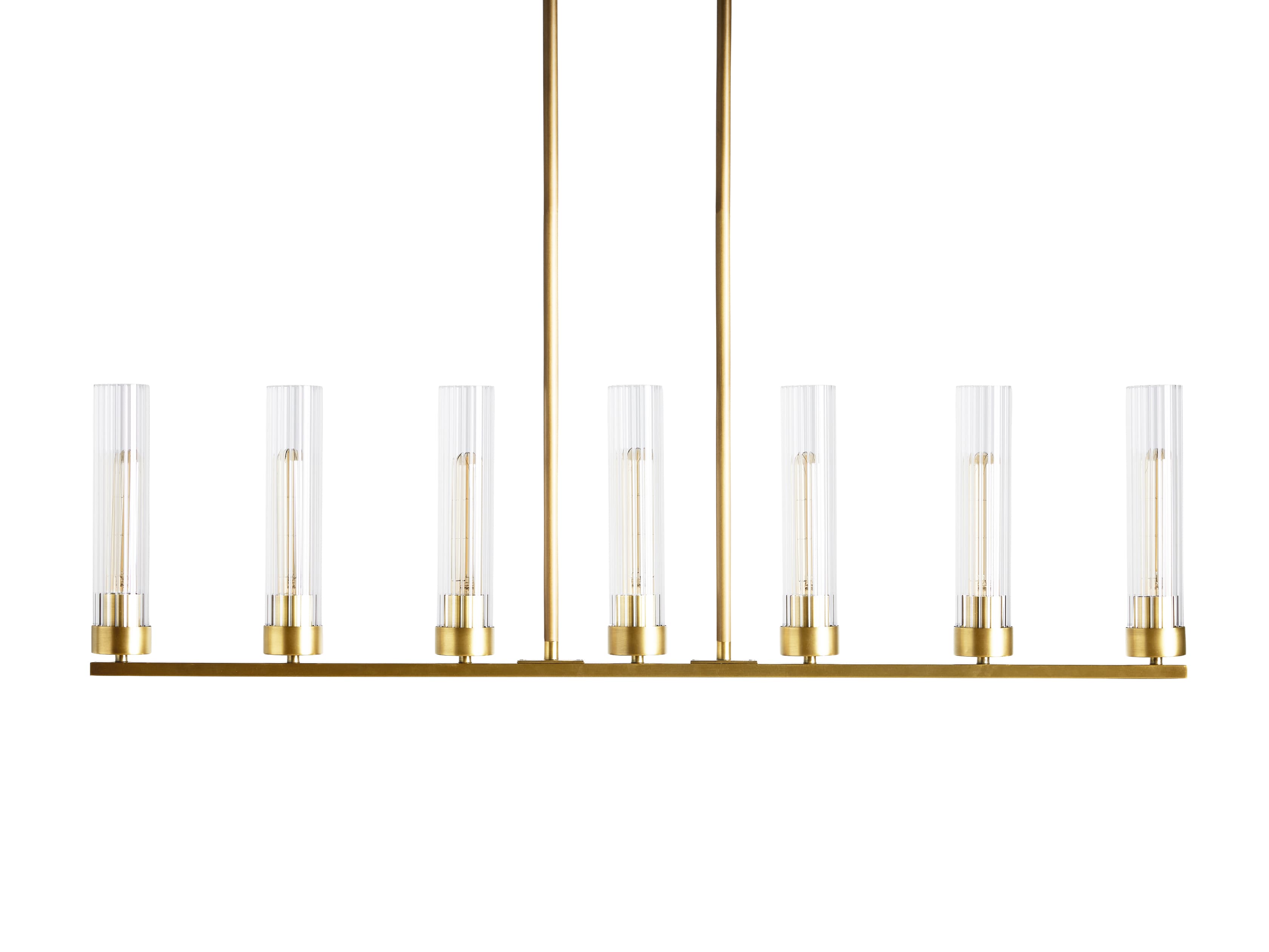Andreas Linear Chandelier by Bling Lighting Studio