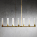 Andreas Linear Chandelier by Bling Lighting Studio