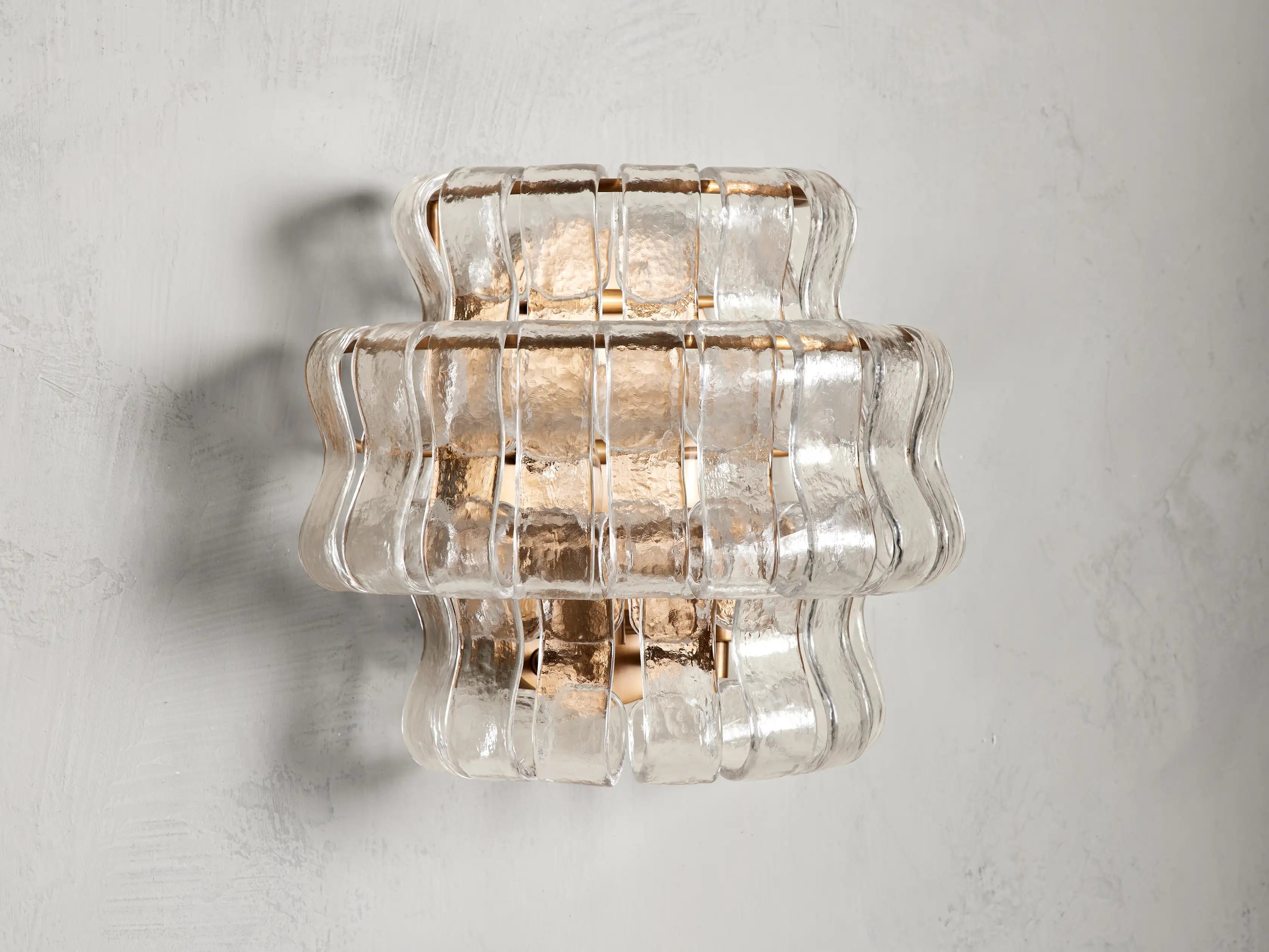 Ghiaccio Wall Sconce by Bling Lighting Studio