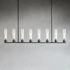 Andreas Linear Chandelier by Bling Lighting Studio